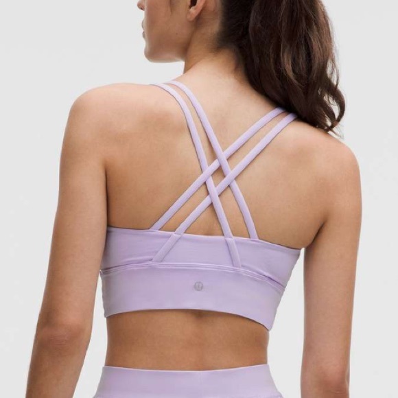 lululemon athletica Other - Lululemon Energy Longline Bra, B–D Cups
Lavender Frost purple size 8 NWT